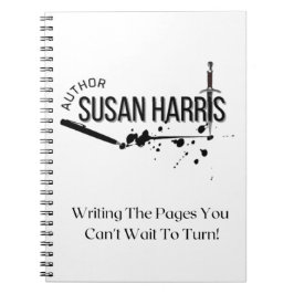 Author Susan Harris Notebook Anteckningsbok