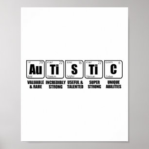 AUTISK Au TI S TI C Periodiska Bord i Inslag A Poster