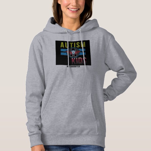 Autism A Kids Women's American Apparel Ull Top* Tee Shirt (Framsida)