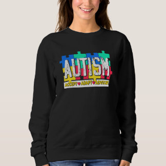 Autism Accept Adapt Advocate  Autistic  Autism Awa T Shirt