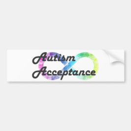 Autism Acceptance Bumper Sticker Bildekal