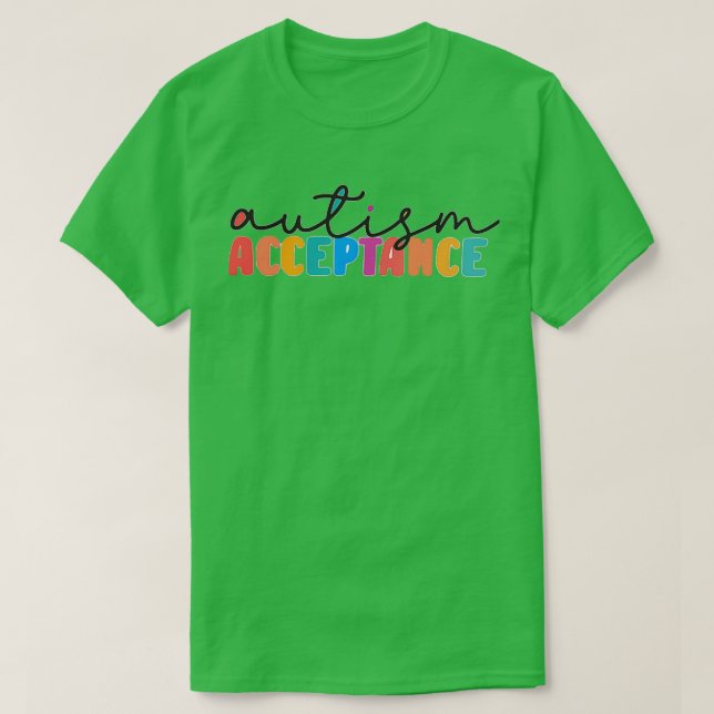 Autism Acceptance Design Classic TShirt T Shirt (Design framsida)