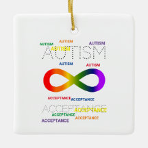 Autism Acceptance infinance Punts Ornament