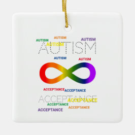 Autism Acceptance infinance Punts Ornament
