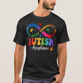Autism Acceptance Infinity Symbol Advocate Educate T Shirt