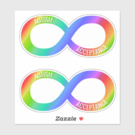 Autism Acceptance Neurodiversity vinyl Sticker Set Klistermärken