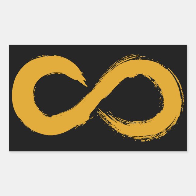 Autism Acceptance Ofinity Rektangulärt Klistermärke (Framsida)