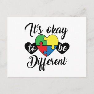 Autism Acceptance Print Vykort