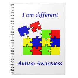 Autism Acceptance Puzzle Autism-medvetandedagen Anteckningsbok