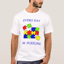 Autism Acceptance Puzzle Autism-medvetandedagen T Shirt