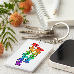 Autism Acceptance Rainbow Typography