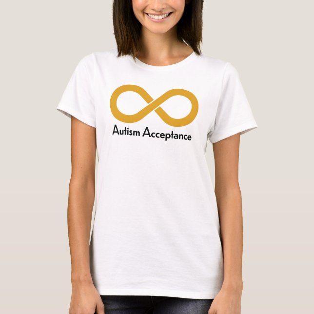 Autism Acceptance Shirt T Shirt (Framsida)