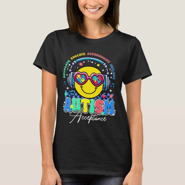 autism acceptans (2 t shirt (Framsida)