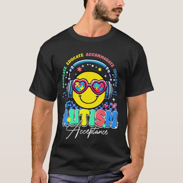 autism acceptans (2 t shirt (Framsida)