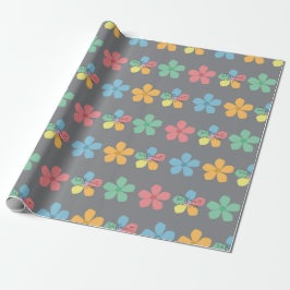 Autism Acceptans Annorlunda Inte Mindre Blommor Gr Presentpapper