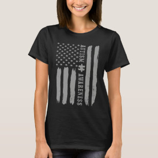 Autism Acceptans Autism Flagga Pusselbit T Shirt