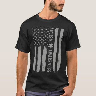 Autism Acceptans Autism Flagga Pusselbit T Shirt