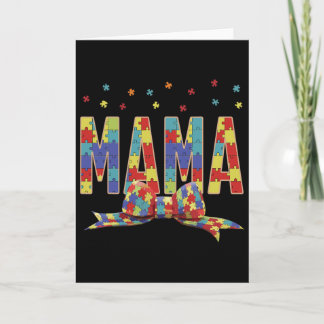 Autism Acceptans Autism Mamma Kärlek Pussel Co Kort