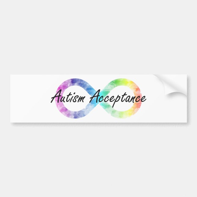 Autism Acceptans Bildekal (Framsidan)