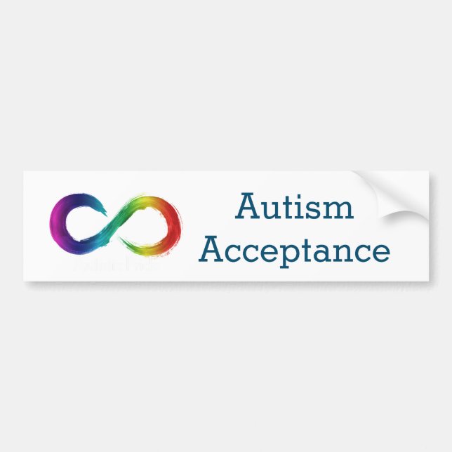Autism Acceptans Bildekal (Framsidan)