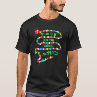 Autism Acceptans Det är Ok Att Vara Annorlunda Pu T Shirt