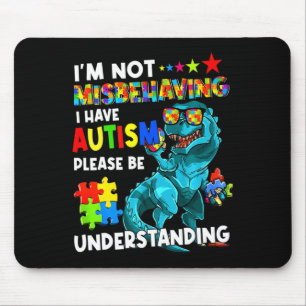 Autism Acceptans Jag Misbehavar Inte Jag Har Autis Musmatta