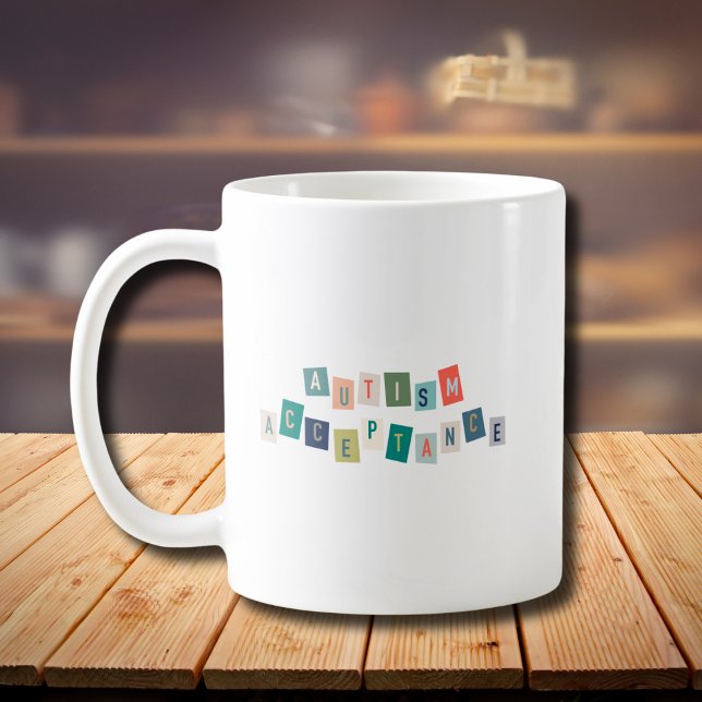 Autism Acceptans Kaffemugg (Skapare uppladdad)