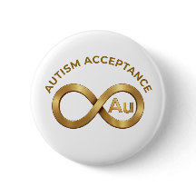 Autism Acceptans Oändlighetssymbol | Au Guld Spän