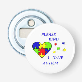 Autism Acceptans Pussel Autism medvetenhet dag Flasköppnare