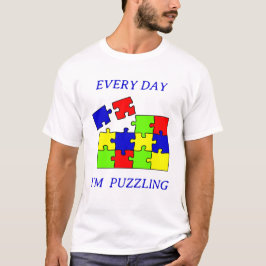 Autism Acceptans Pussel Autism medvetenhet dag T Shirt