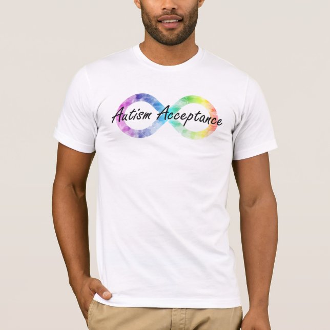 Autism Acceptans T Shirt (Framsida)