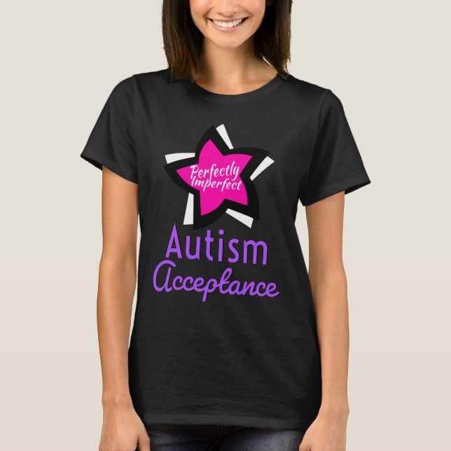 Autism Acceptans T Shirt (Framsida)