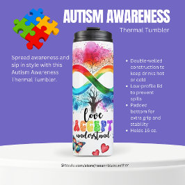 Autism Acceptans Termisk Tumbler