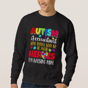 Autism Accountant vissa letar efter sina hjältar Lång Ärmad Tröja