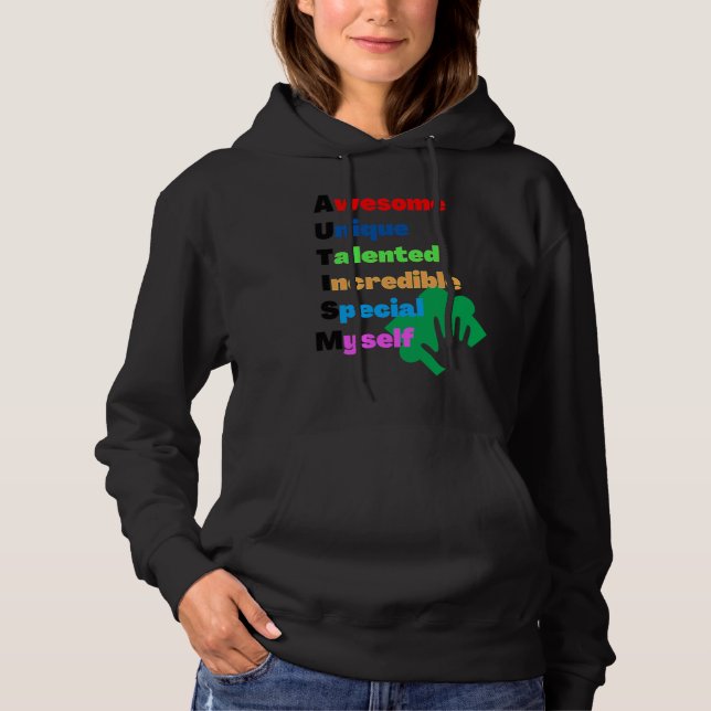 Autism Acronym T Shirt (Framsida)