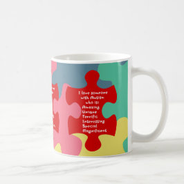 Autism Acrostic Kaffemugg