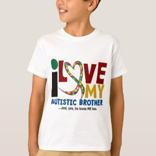 AUTISM älskar jag min Autistic broder 2 T-shirt