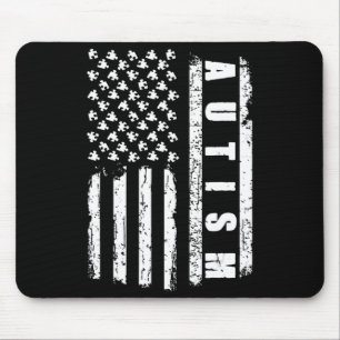Autism American Flagga Autism Awareness Puzzle vin Musmatta