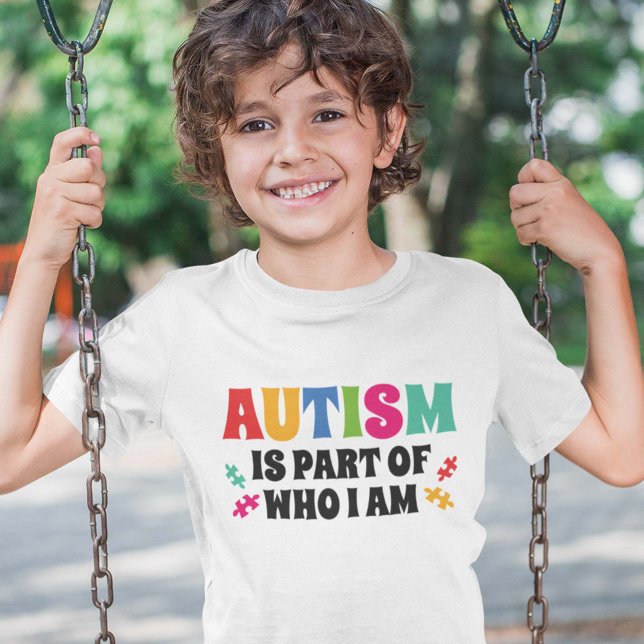 Autism är en del av vem jag är t shirt (Skapare uppladdad)