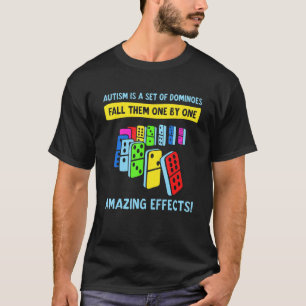 Autism Är En Uppsättning Domino T Shirt