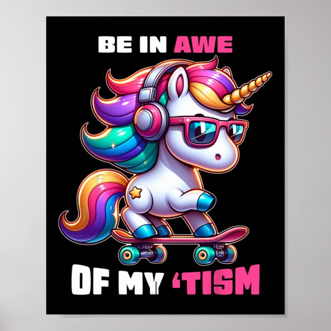 Autism är en vacker tism. poster (Framsidan)