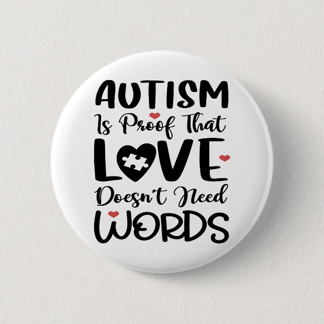 autism är ett motståndskraftigt som kärlek inte knapp (Framsida)