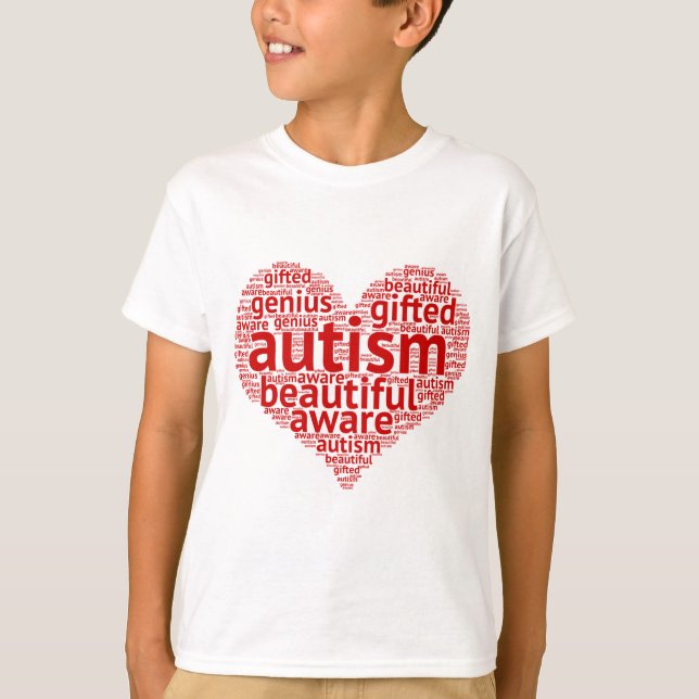 Autism är härlig tee shirt (Framsida)