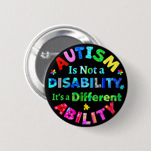 AUTISM är inte en funktionsnedsättning Knapp