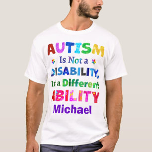 AUTISM är inte en funktionsnedsättning T Shirt