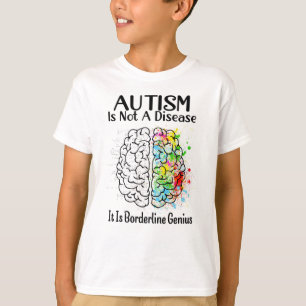 Autism är inte en sjukdom utan en sjukdom som grän t shirt