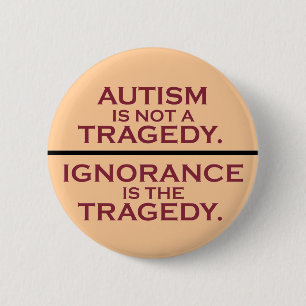 Autism är inte en tragedi knapp