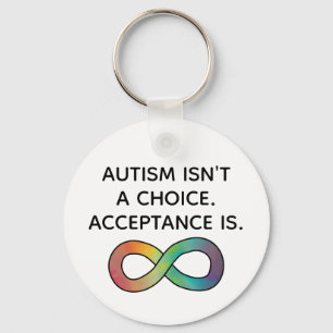 Autism är inte ett alternativ för nyskapande mångf nyckelring