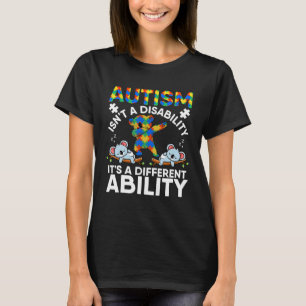 Autism är inte ett handikapp, dess olika förmåga K T Shirt