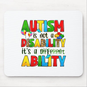 Autism är inte ett handikapp, det är en annan förm musmatta